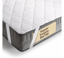 SoNiT home decor Vienvietīgas gultas pārvalks - pārvalks vienvietīgai gultai 80 x 190 cm - matrača pārvalks - regulē temperatūru - izmēra ziņā stabils - ražots Itālijā