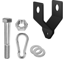 LHERUT Power Rack Shackle Band Pielikums Custom Pulley System Accessories, Squat Rack Crossmember Shankle Bolts DIY Cage Add on LAT Pull Down Bar Tool for Grm