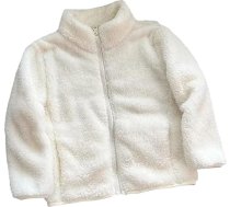 Guqmjde Teddy Fleece jaka Meitenes ziemas jaka Fleece jaka Bērnu siltuma mēteli Modes sviedru jakas Siltas jakas Regulāra ziemas jaka Classic plīša jaka Bieza pārejas jaka Āra jaka