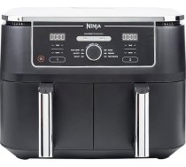 Ninja Foodi MAX divu zonu [AF400EU] karstā gaisa fritēze, 2 lieli fritēšanas nodalījumi, 6 funkcijas, 2 neatkarīgas gārzonas, 9,5 litri, 65% enerģijas izmaksu ietaupījums