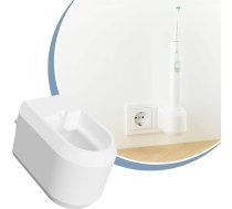 Elektriskās zobu birstes turētājs - piemērots Philips Sonicare zobu birstei baltā krāsā (nepieciešams lādētājs HX6100)