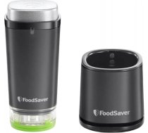 FoodSaver bezvadu rokas vakuumiepakotājs pārtikas produktu blīvēšanai ar uzlādes staciju | Mini vakuumiepakotājs ar 1 trauku konservēšanai un marinēšanai un 5 vakuuma maisiņiem svaigas uzglabāšanas nodrošināšanai [VS1199X]