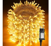 Ziemassvētku eglīšu pasaku gaismas, 100 m 1000 LED iekštelpu Ziemassvētku rotājumu pasaku gaismas 8 režīmi, ūdensizturīgs āra Ziemassvētku apgaismojums dārzam, balkonam, svinībām, svētkiem, Ziemassvētkiem