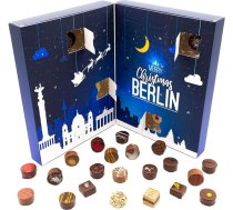 Hallingers Berlin Adventes kalendārs Šokolāde Dāvanu rokām darināta daļa ar spirtu no smalka kakao šokolādes (kaste) - Lieldienu dāvanas Lieldienu grozs Lieldienu olas un Lieldienu dekorācijas | Apsveikumi Hanuka