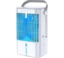 RenFox Mobilā gaisa kondicionēšana 4-in-1 Enerģiju taupošs mini gaisa dzesētājs ar lielu ūdens tvertni (1200 ml), 3 pakāpju iztvaikošanas dzesēšanu, 7 krāsu LED, taimeri un zemu trokšņa līmeni mājas birojam un guļamistabai