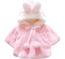 TMEOG Baby Toddler meitenes Ziemas jaka Bērnu jakas Bērnu jakas kažokādas silts ziemas mētelis jaka bieza silta bērnu apģērbs