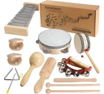 Koka mūzikas instrumentu komplekts