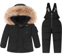 Bērnu apģērbs Meitenes Jumpsuit Bērnu ziemas bērnu jaundzimušo jaundzimušo Snowsuit Rudens bērnu Romper slēpošanas uzvalks Meitenes uz leju jaka playsuit Meitenes Snowsuits