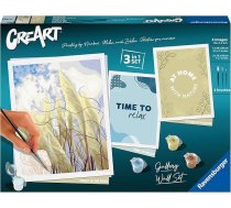 Ravensburger CreArt 23613 - 3-in-1 attēlu sienas komplekts "Daba" - krāsošana pēc skaitļiem pieaugušajiem, DIY gleznošanas komplekts ar otu un akrila krāsām, dāvana sievietēm un vīriešiem