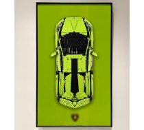 Sienas tāfele Lego Technic Lamborghini Sián FKP 37 42115, 75 x 45 cm Sienas tāfele Lego auto sienas stiprinājumam, dāvana Lego entuziastiem - Style B