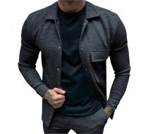 SRZYMJ Vīriešu melns ziemas mētelis Ilgs silts pārejas jaka Melna balta āra jaka Viegla ar kapuci Softshell jaka Stepēta veste Zaļa funkcionālā jaka Parka sporta jaka Bunda brīvā laika jaka