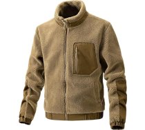 SRZYMJ Coat Vīriešu ziemas bieza flīsa odere Ziemas mētelis Parka Pārejas jaka ar kapuci Brīvā laika jaka Āra jaka Ziemas funkcionālā jaka 3 in 1 Softshell jaka Sviedru jaka Stepēta jaka