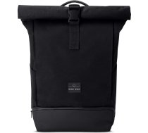 Johnny Urban Rolltop mugursoma vīriešiem un sievietēm - Allen - Dienas mugursoma ar nodalījumu klēpjdatoram universitātēm, darba ceļojumiem - Klēpjdatora mugursoma ar papildu nodalījumu apaviem - Ūdensnecaurlaidīga, melna, gadījuma rakstura