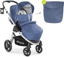 Hauck Saturn R visurgājējs sporta ratiņi + kāju pārvalks, grozāms, līdz 25 kg, XL kapuci, krūzes turētājs, regulējams augstums, kompakts, salokāms, saderīgs ar bērnu ratiņiem un bērnu sēdeklīti.