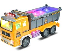 Elektriskā transportiera rotaļlieta zēniem 3-10 gadus veciem zēniem Muzikālā kravas automašīna ar spilgti mirgojošām 4D gaismām, izglītojoša dzimšanas dienas dāvana bērniem 3 4 5 6 gadus veciem bērniem