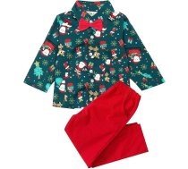 Zīdaiņu zēni meitenes Ziemassvētku apģērbu komplekts Bērnu Patchwork Ziemassvētku garas piedurknes Romper Jumpsuit Bodysuit cepure apģērbs toddler Cute Fall Ziemassvētku apģērbi A-68