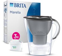 Brita Marella +3 Maxtra Pro filtra krūze polipropilēna pelēka 2,4 L 150 L