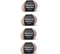 100% bērnu alpakas vilna, nesaskrāpē, īpaši mīksta, 200 g komplekts (4 x 50 g) Mīksta vilna adīšanai no alpakas - skaista adīšanai un tamborēšanai (rozā melanžs)