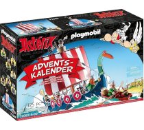 PLAYMOBIL Adventes kalendārs 71087 Asterikss: Pirāti ar peldošo pirātu kuģi, laivu un komiksu figūriņām, rotaļlieta bērniem no 5 gadiem.