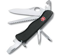 Victorinox, Kabatas nazis Trailmaster MW, 111 mm, melns (4 funkcijas, skārdeņu atvērējs, ar vienu roku bloķējams nazis ar zobainu asmeni)