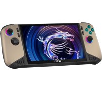 MSI Claw 8 AI+ Gaming Handheld, 8 collu FHD+ 120 Hz displejs, Intel Core Ultra 7 procesors 258V, 32 GB RAM, 1 TB SSD, Intel Arc Graphics, Windows 11 Home, Black/Sandstorm, A2VM-015