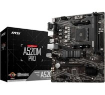MSI A520M PRO AMD Socket AM4 DDR4 Micro ATX