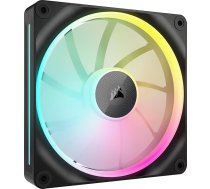 CORSAIR iCUE LINK LX140 RGB 140 mm PWM ventilators - Dual Light Loops - Nepieciešams iCUE LINK System Hub (pieejams atsevišķi) - CORSAIR AirGuide tehnoloģija - melns