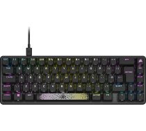 Corsair K65 Pro Mini RGB 65% optiskā mehāniskā vadu spēļu tastatūra - OPX lineārie slēdži - PBT Double-Shot taustiņi - iCUE saderīga - PC, PS5, PS4, Xbox - QWERTZ DE - melna