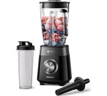 Philips 5000 sērijas blenderis ar blenderēšanas un gatavošanas trauku - 1200 W. Maksimālā ietilpība 2 l. ProBlend Plus tehnoloģija. Daļas, kas ir piemērotas mazgāšanai trauku mazgājamā mašīnā. Melns (HR3031/00)