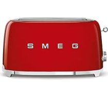 Smeg TSF02RDEU Četru šķēļu tosteris TSF02RDEU-sarkans, sarkans, sarkans