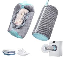 Gxlaihly Pack of 2 Shoes Wash Bags, apavu mazgāšanas maisiņš, apavu mazgāšanas maisiņš, apavu mazgāšanas maisiņš, apavu mazgāšanas maisiņš veļas mašīnai un žāvētājam (pelēks)
