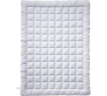 billerbeck Jasmin Superlight Vasaras sega - 135 x 200 cm - kokvilnas atvēsinoša sega - 90% viskoze (bambuss) 10% poliesteris (gaisa sega), balta krāsā