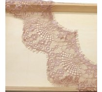 Blausky 3 jardi 9,5 cm plata mežģīņu lenta, skropstu mežģīnes, viļņota mežģīņu apdare, Vintage mežģīņu apdare, apdare, bārkstis šūšanai, amatniecībai, kāzām, dāvanu iesaiņošanai, lokiem, gaiši brūna