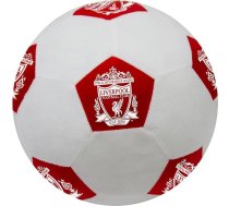 Rakstzīmju pasaule Liverpūle Oficiāli licencēts Super mīksts balts futbola ģerbonis spilvens Ideāls jebkurai guļamistabai Dīvāns 25x25cm