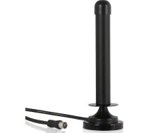 Wicked Chili DVBT2 antena, saderīga ar HD TV uztvērēju Samsung, Xoro, Dyon, TechniSat, Digital Box, Freenet, magnētiskā bāze lietošanai iekštelpās un ārpus telpām (spēcīga DVB-T2 HD uztveršana, magnētiskā bāze, 3 m)