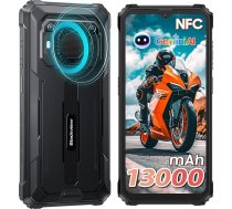 Blackview BV6200 Pro āra mobilais tālrunis (13000 mAh) Android 14,18 GB + 128 GB āra viedtālrunis, ūdensizturīgs, 98 dB skaļrunis, Helio P35 2,3 GHz, 6,56 collu HD+ būvlaukuma mobilais tālrunis, IP68