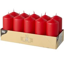 Papstar Pillar Candle / Kolonnu sveces Sarkana (10 gabali)