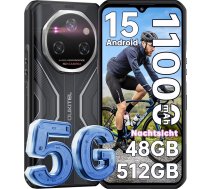 OUKITEL WP55 Pro 5G Android 15 Āra mobilais tālrunis - 48GB + 512GB (2TB) 108MP + 32MP + 8MP nakts redzamības kamera 11000mAh/33W Āra viedtālrunis 6,6 collu FHD+ 120Hz Būvlaukuma mobilais tālrunis Dual
