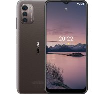 Nokia G21 viedtālrunis, 6,5" HD+, 90 Hz kadru nomaiņas ātrums, Android 11, 4 GB RAM/64 GB ROM, uSD atbalsts līdz 512 GB, 5050 mAh, 50 MP, 2 MP makro, 2 MP dziļums, saderīgs ar 18 W ātro uzlādi, saulriets