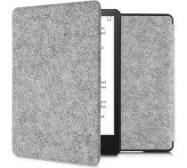 kwmobile Hülle saderīgs ar Amazon Kindle Paperwhite 11. Generation 2021 - Filz Stoff eReader Schutzhülle Cover Case - Hellgrau