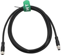 HangTon M8 3 kontakti vīriešu un sieviešu dzimumu izpildmehānisma sensora pagarinājuma vads Minn Kota motoram, Keyence Omron Phoenix Automation I/O savienojuma slēdzim, ekranēts, A-kods, 5m