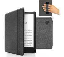 MyGadget futrālis Tolino Vision 6 | Kobo Libra 2 [2021] ar rokas siksniņu un automātiskās miega | modināšanas funkciju - flipēšanas futrālis gaiši pelēkā krāsā 4252010269779