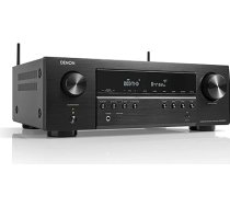 Denon AVR-S660H 5.2 kanālu AV uztvērējs, Dolby Surround Sound, 6 HDMI ievadi un 1 izeja, 8 K HDMI, Bluetooth, WiFi, AirPlay 2, HEOS Multiroom, saderīgs ar Alexa