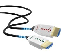 FeizLink optiskās šķiedras HDMI kabelis 25 m, atbalsta HDMI2.0 4K @ 60Hz UHD 18Gbps Dolby Vision YUV4:4:4 HDR HDCP2.2 ARC CEC Ethernet HDTV/Apple TV/Xbox/PS4/4K projektors/Blu-ray atskaņotājs