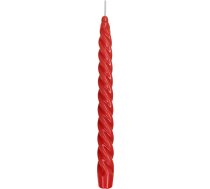 Ebersbacher Kerzenfabrik GmbH Renesanses konusveida svece Twisted Red Izmērs Aptuveni 22 x 250 mm Atsevišķi folijā