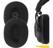 Geekria Comfort Velūra austiņu spilventiņi Logitech G Pro, G Pro X, G433, G233 austiņu austiņu austiņu spilventiņu remontam (melni)