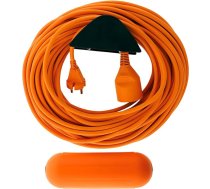 Pagarinātājs Jardin 2 x 1,5 Orange 25 m + 1 Boitier étanche Orange + Atbalsts sienas gleznojums