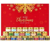 Sveces Adventes kalendārs 2024 Sievietes Vīrieši Adventes kalendārs Sveces aromātiskās sveces Ziemassvētku kalendārs ar 24 aromātiskajām svecēm, Ziemassvētku kalendāra dāvana pieaugušajiem un pāriem