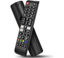Universāla tālvadības pults Samsung TV tālvadības pults ar Netflix, Prime Video Rakute TV pogu, Samsung tālvadības pults Smart TV, LCD, LED, UHD, QLED, UHD, UHD, HDTV, 3D, 4K, 8K, All