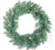 Ziemassvētku vainags no priedes koka, diametrs 50 cm, dekoratīvs, universāls durvīm un svētku telpām.